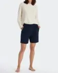 Damen Hose kurz SCHIESSER Mix & Relax - dunkelblau – Ansicht 2