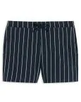 Women's pants short SCHIESSER Mix & Relax - dark blue striped – view 3