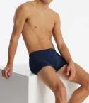 Men's Boxer Briefs SCHIESSER Cotton Casuals - dark blue plaid – view 2