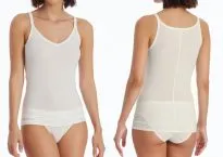 Women's Top Vest SCHIESSER Personal Fit - natural white