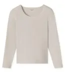 Ladies' Long Sleeve T-shirt SCHIESSER Invisible Soft Warming - sand – view 5