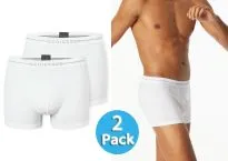Men's Boxer Briefs SCHIESSER Cotton Flex - white