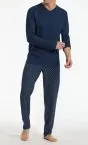 SCHIESSER Men's Pajamas Casual Essentials - admiral blue – view 5