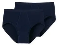 2-Pack SCHIESSER Original Classics Men's Sports Briefs - Navy – view 3