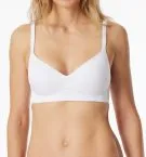 SCHIESSER Women's Soft Bra with Cups Unique Micro - White – view 2