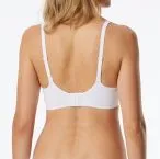 SCHIESSER Women's Soft Bra with Cups Unique Micro - White – view 3