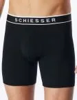 SCHIESSER Men's Long Shorts 95/5 3-Pack - Black – view 2
