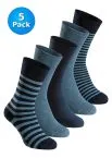SCHIESSER Men's Socks 5-Pack Bluebird - Multicolour