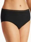 SCHIESSER Women's Modern Multipacks Midi Briefs 3-Pack - Black – view 2