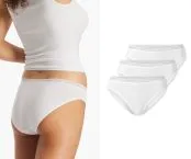 White women's Rio briefs from SCHIESSER Modern Multipacks