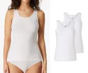 White women's camisole from the SCHIESSER Modern Multipacks line