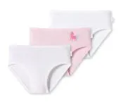 Multicoloured girls’ hipster briefs from the SCHIESSER Fine Rib line