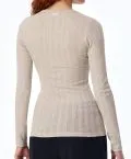 SCHIESSER Women's Revival Agathe Long-Sleeve Top - Grey Marl – view 2