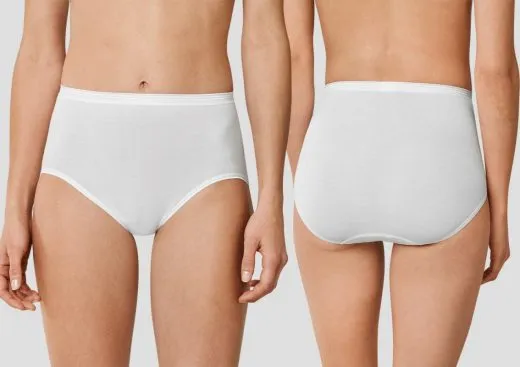 SCHIESSER Women Maxi Brief Luxury - white SCHIESSER Women Maxi Brief Luxury - white