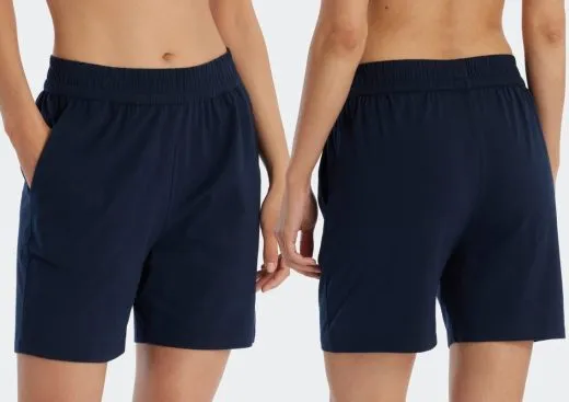 Women's pants short SCHIESSER Mix & Relax - dark blue Women's pants short SCHIESSER Mix & Relax - dark blue