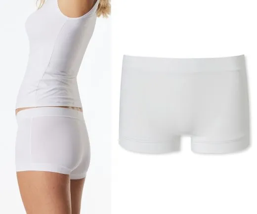 SCHIESSER Women's Shorts Unique Micro - White SCHIESSER Women's Shorts Unique Micro - White