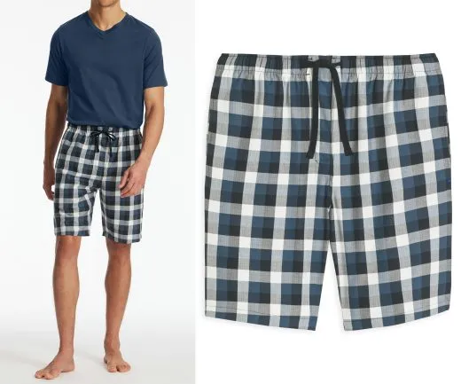 SCHIESSER Men's Bermuda Shorts Mix+Relax Checked - Multicolour SCHIESSER Men's Bermuda Shorts Mix+Relax Checked - Multicolour