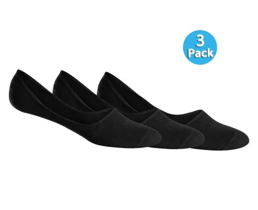SCHIESSER Men's In-Shoe Socks Long Life Cool 3-Pack - Black SCHIESSER Men's In-Shoe Socks Long Life Cool 3-Pack - Black