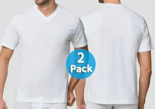 Schiesser American V-Shirt 1/2 2-Pack Schiesser American V-Shirt 1/2 2-Pack