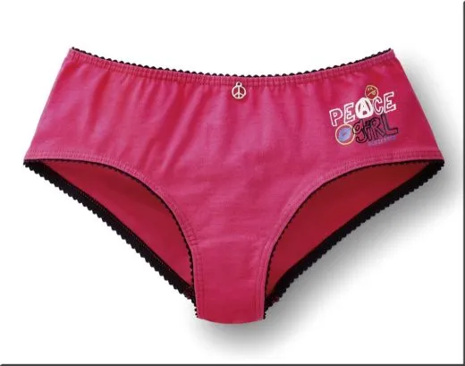 Girls Micro-Pants Schiesser Love, Hope & Peace Girls Micro-Pants Schiesser Love, Hope & Peace