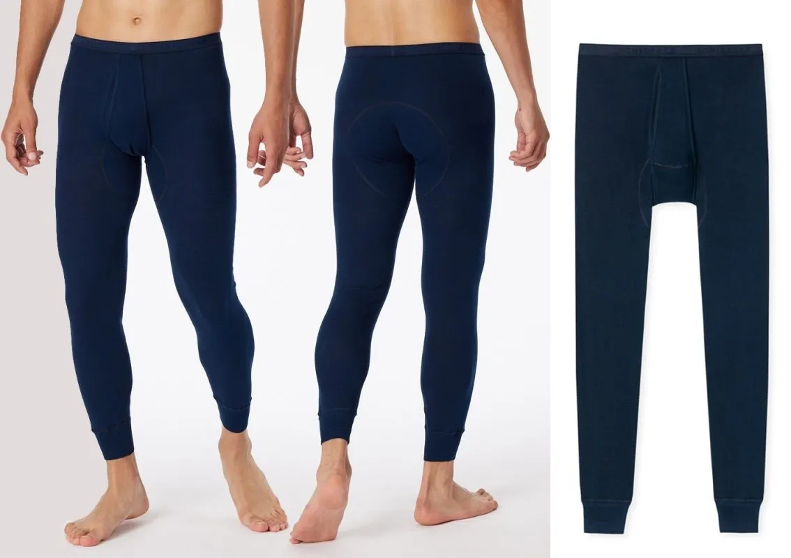Herren Unterhose Lang Schiesser Original Feinripp - nachtblau Herren Unterhose Lang Schiesser Original Feinripp - nachtblau
