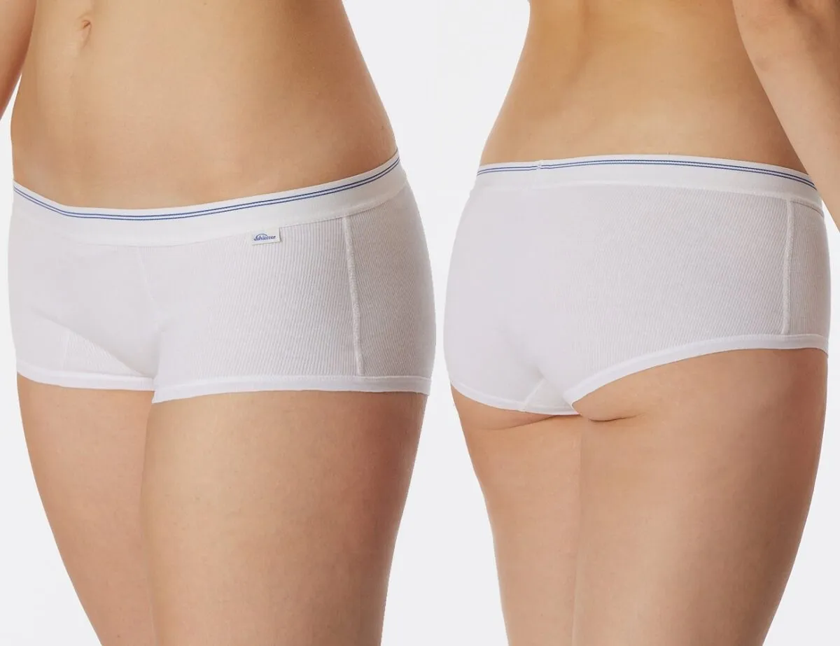 SCHIESSER Revival Greta Damen Micro Pants 95/5 - Weiß SCHIESSER Revival Greta Damen Micro Pants 95/5 - Weiß