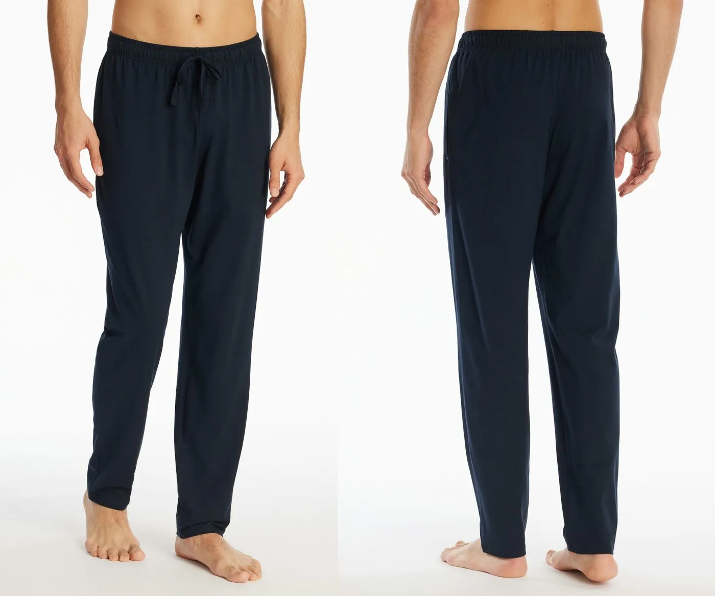 SCHIESSER Men's Long Pyjama Pants Mix+Relax - Dark blue