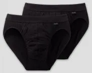 Men Rio-Slip Schiesser Authentic 2er-Pack - black – view 2