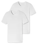 2er Pack Herren T-Shirt 1/2 SCHIESSER 95/5 - weiß – Ansicht 3