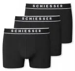 3-Pack of Men's Boxer Briefs SCHIESSER 95/5 - black – view 3