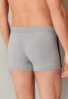 3er Pack Männer Shorts SCHIESSER 95/5 - grau gestreift – Ansicht 3