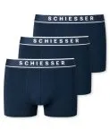 3er Pack Herren Shorts SCHIESSER 95/5 - dunkelblau – Ansicht 3