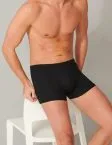 SCHIESSER Herren Shorts Laser Cut - schwarz – Ansicht 2