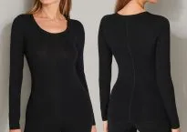 Damen Shirt 1/1 SCHIESSER Personal Fit - schwarz