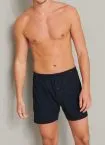 2-Pack Men Schiesser Jersey Boxers - blue and black – view 2