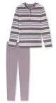 SCHIESSER Damen Langarm-Schlafanzug Sportive Stripes – Ansicht 3