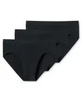 3-Pack Men's Supermini Brief SCHIESSER 95/5 - black – view 3