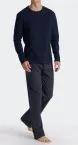 SCHIESSER Schlafanzug Nr. 4 Ebony - blau – Ansicht 2
