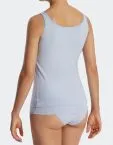 2er Pack Damen Trägertop SCHIESSER 95/5 - schwarz und hellblau – Ansicht 3
