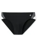 Herren Badehose-Slip SCHIESSER Aqua Nautical Active - schwarz – Ansicht 3