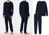 Langer Herren Schlafanzug SCHIESSER Fine Interlock