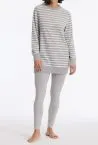 Damen Schlafanzug lang mit Leggings SCHIESSER Casual Essentials – Ansicht 2
