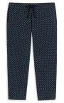 Damen Hose 3/4 lang Schiesser Mix & Relax - dunkelblau gepunktet – Ansicht 3