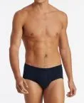 2er Pack Herren Sportslip SCHIESSER Cotton Essential Feinripp - navy blau – Ansicht 2