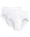 2er-Pack Herren Sportslip SCHIESSER Authentic - weiß – Ansicht 3