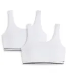 2er Pack Mädchen Bustier SCHIESSER 95/5 - weiß
