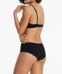 Women's Hipster Briefs SCHIESSER Pure Cotton - black – view 4