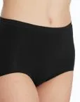 Damen Maxislip SCHIESSER Luxury - schwarz – Ansicht 4
