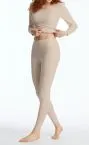 Wärmende Damen Leggings SCHIESSER Invisible Soft Warming - sand – Ansicht 2