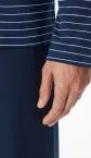 SCHIESSER Herren Schlafanzug Casual Essentials - blau – Ansicht 4